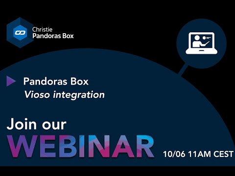 Webinar #36 - Pandoras Box – Vioso integration