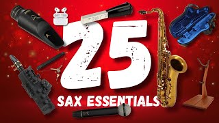 Video thumbnail for 25 Things Sax Players Need/Want by Better Sax