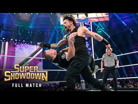 FULL MATCH: Roman Reigns vs. Shane McMahon: Super ShowDown 2019