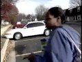 Dutch Village Woman Walks Home