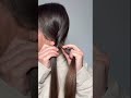 If you can’t braid, try this hack #hairhacks