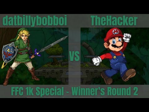 FFC 1K Special: datbillybobboi (Link) vs TheHacker (Mario) - SSF2 Winners Round 2