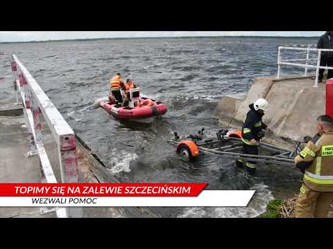 Z łódki na Zalewie Szczecińskim ktoś wołał o pomoc