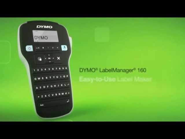 Impresora Transferencia térmica Dymo LabelManager 160 QWERTZ con teclado inteligente video