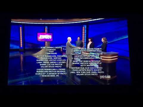 Jeopardy (short) end-credits (11/1/19)
