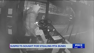 Police search for thieves who took MTA bus for joyride in Brooklyn
