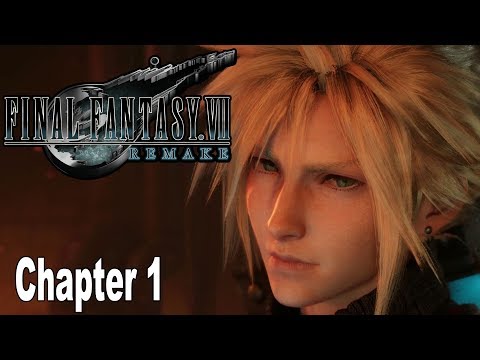 Final Fantasy VII Remake - Chapter 1: The Destruction of Mako Reactor 1 Walkthrough [HD 1080P]