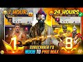 Transform Subs ID NOOB To ULTRA PRO MAX In 24 HOURS Got All Event Bundles Free Fire MAX