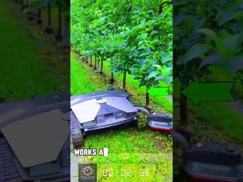 This Autonomous Weeding Robot Works Around Tree Trunks With Precision!