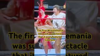 WrestleMania 1 was an insane spectacle that even included Liberace as a timekeeper #wwf #wwe #funny