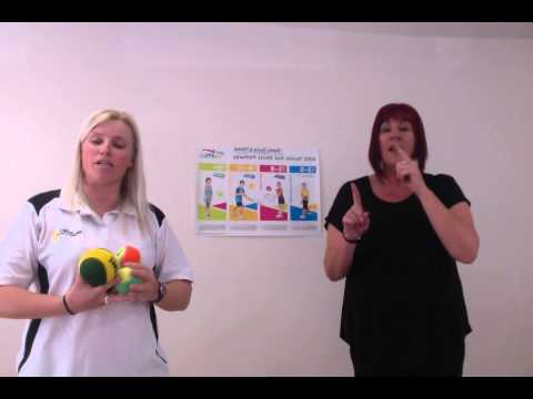 How to Sign Backhand Shot in Auslan