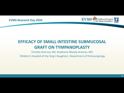 Thumbnail image of video presentation for Efficacy of small intestine submucosal graft on tympanoplasty