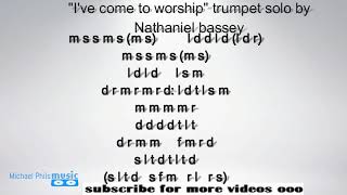 I've Come to Worship Music Video