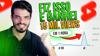 REVELEI COMO FIZ 15 MIL VISUALIZAÇÕES EM APENAS 1 HORA NO YOUTUBE