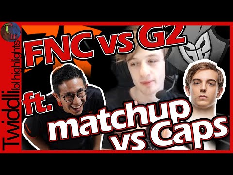 Nemesis | on FNC vs G2 | and him vs Caps | ft. Pete