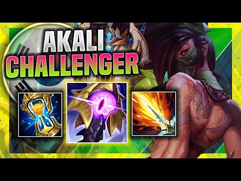 KOREAN CHALLENGER AKALI! - Korean Challenger Plays Akali Mid vs Galio! | Season 11