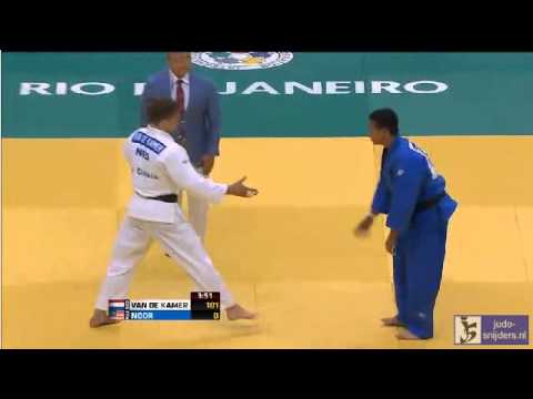 Judo 2013 World Championship Rio de Janeiro: van de Kamer (NED) - Noor (MAS) [-81kg]