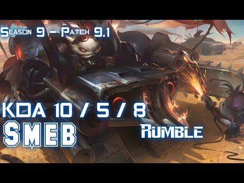 Smeb RUMBLE vs URGOT Top - Patch 9.1 KR Ranked