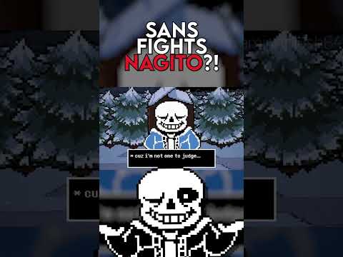SANS vs. NAGITO KOMAEDA PART 2 #shorts #rapbattle#danganronpa#undertale#nagito#sans #gamingplush64