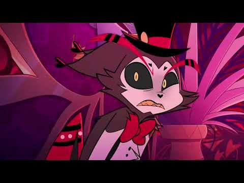 Husk and Cherri Bomb vs Valentino fight hazbin hotel season 2