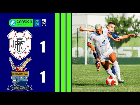 ARARUAMA 1X1 AMERICANO - CARIOCA SÉRIE A2 - TAÇA SANTOS DUMONT - 10ª RODADA