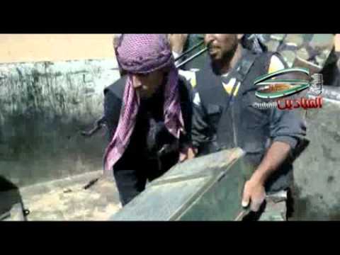 غنائم الجيش الحر من رتل المدفعية في بقرص في ريف الميادين