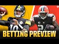 Steelers at Browns Betting Preview: Top picks, player props & More | CBS Sports HQ