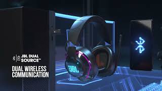 JBL Quantum 910P Console Noise-Canceling JBLQ910PWLWHTBLUAM B&H