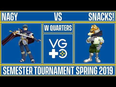 UD Semester Tournament Spring 2019 - Singles - Winners QF - Nagy (Marth) vs. Snacks! (Fox)