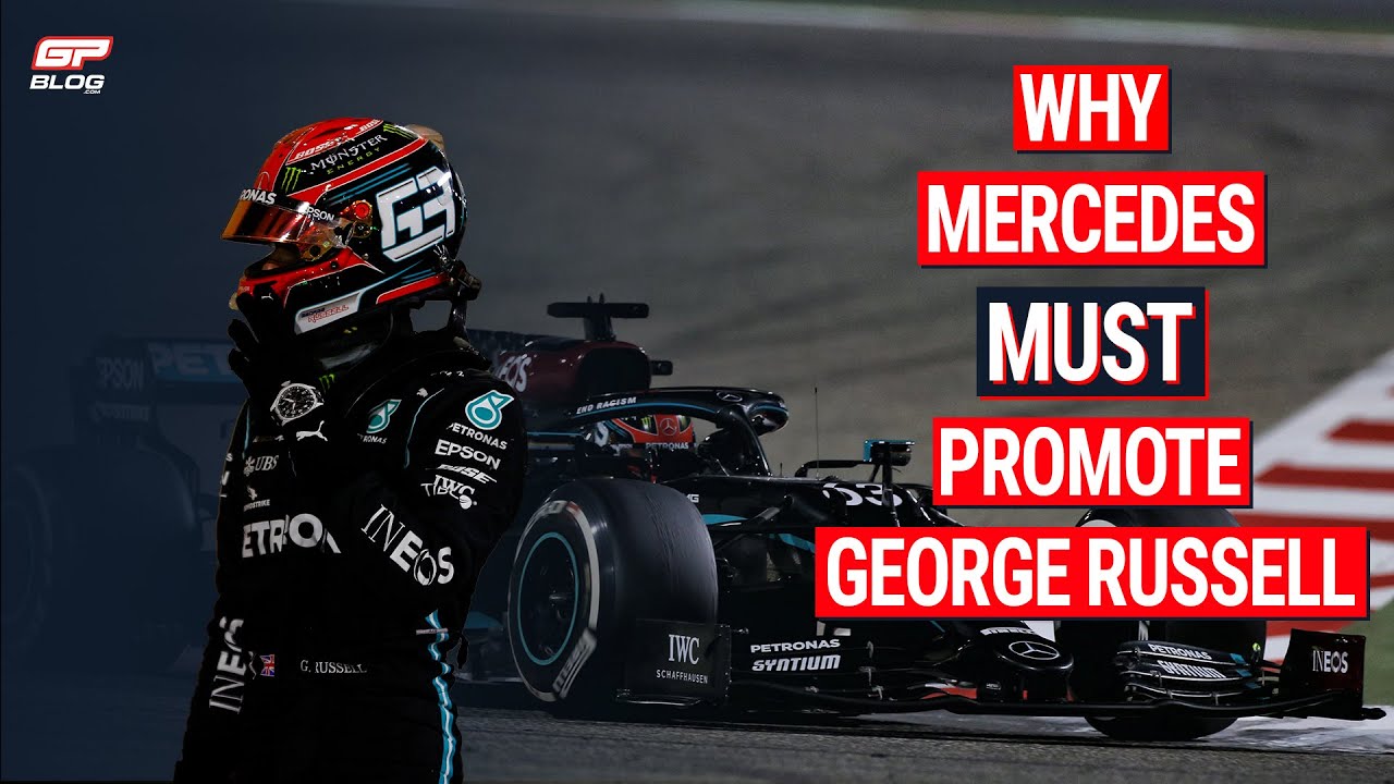 Thumbnail for article: VIDEO: Why Mercedes MUST promote Russell or risk losing him!