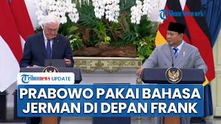 Momen Hangat Prabowo Sapa Presiden Frank-Walter Steinmeier Pakai Bahasa Jerman di Istana Jakarta