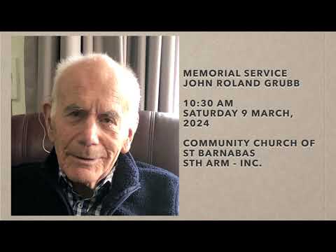 John Grubb Funeral Eulogy