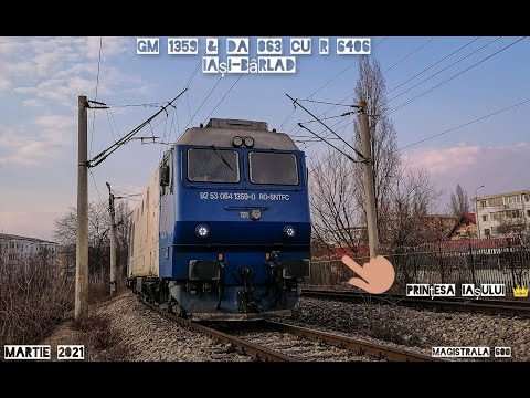 GM 1359 & DA 863 cu R 6406 Iași-Bârlad (08.03.2021)