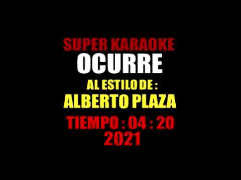 Ocurre - Pistas De Alberto Plaza