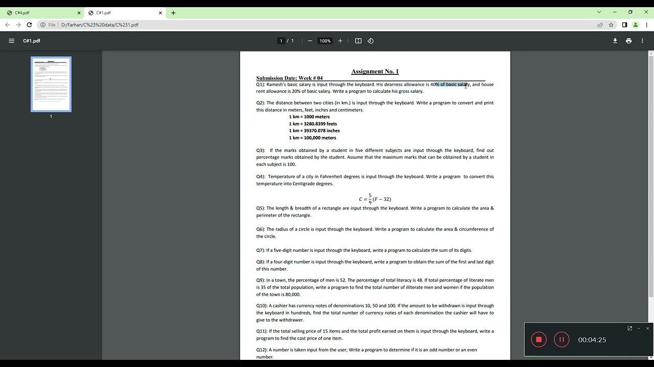 C# / C++ Problem - Ramesh’s basic salary is input through the keyboard, Calculate his gross salary