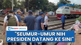 Prabowo Blusukan ke Permukiman Pinggiran Rel di Senen, Warga Terharu: Kok Presiden Tahu Kita Di Sini