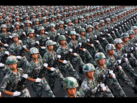Troops participating in China's Victory Day Parade Video