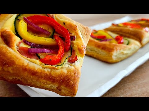 Better than sweet: These savory puff pastry danishes are breakfast perfection!