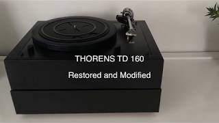 Video thumbnail for Thorens TD160  Restored Modified by Authentic Vinyl Sound Channel
