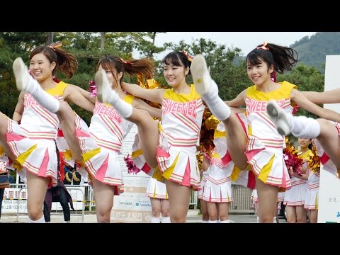 【チアダンスチーム】SWEETiEZ (スウィーティーズ)　超かわいい女子大生が盛り沢山！|Kawaii  idol  YouTube Cafe