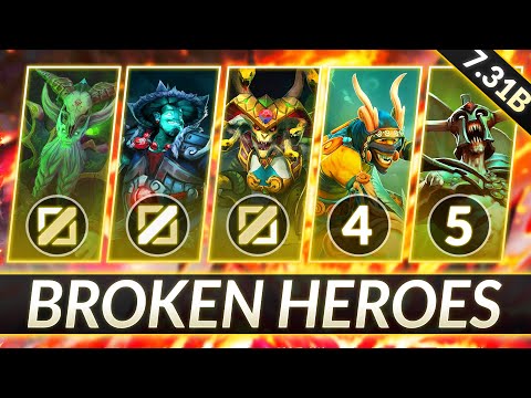 NEW HEROES Tier List - Top 3 MOST BROKEN Drafts of EVERY ROLE - Dota 2 Guide