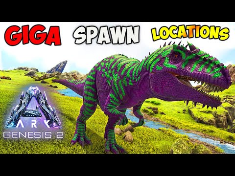 ARK Genesis 2 | BEST GIGA Spawn LOCATIONS
