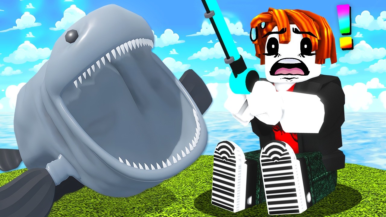 🔥 17.239 ROBUX PARA PEGAR O MAIOR PEIXE DO ROBLOX INTEIRO 😨 (1 em 30.000.000)