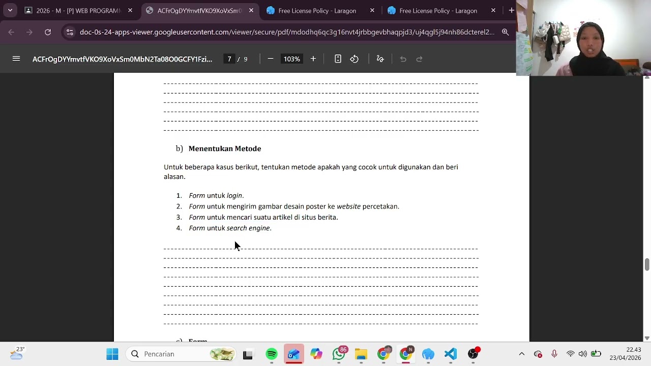 Tugas Praktikum Web Modul 7: Implementasi GET, POST, dan Upload File | Nadya Clarisa Azahra