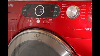 Samsung Washing Machine ND Code Error Silver Care Model