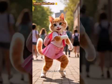 Meow Kitten Dance 💃😻 #shorts #shortsfeed #usacats #cutecat #catshorts