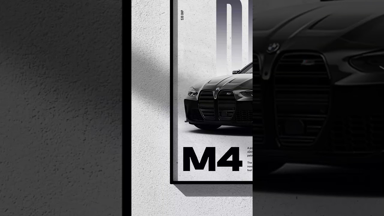 BMW M4 poster! 🚗💨