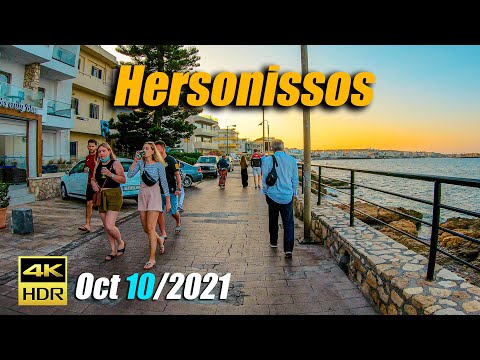Late Season Walk in Hersonissos Crete, Greece 2021