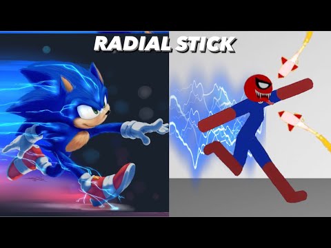 SONIC vs Stickman | Stickman Dismounting | funny and epic moments #183