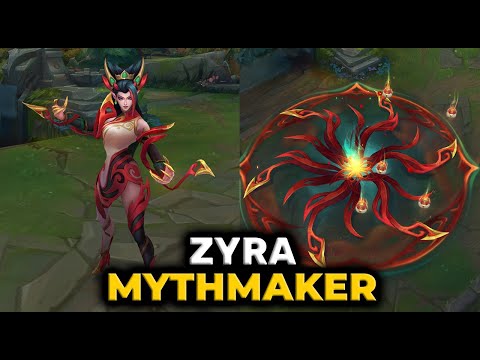 Mythmaker Zyra Skin Preview - League of Legends